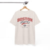White Smoke Boston Legacy Tee — Vintage Athletic Massachusetts Shirt