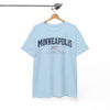 Minneapolis Vintage Script Tee — Minneapolis MN Retro City T-Shirt