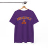 White Smoke Indianapolis IN 1821 Varsity T Shirt Vintage Indiana City Tee Retro College Style