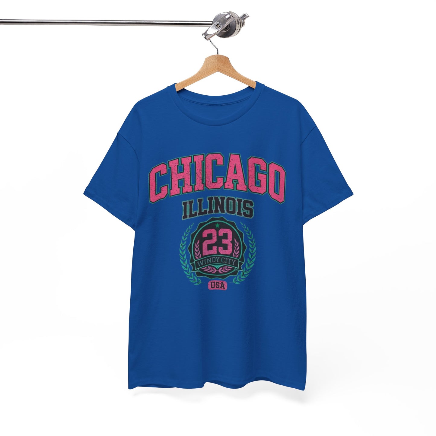 White Smoke Chicago Illinois Windy City 23 T-Shirt – Urban Basketball Streetwear Tee