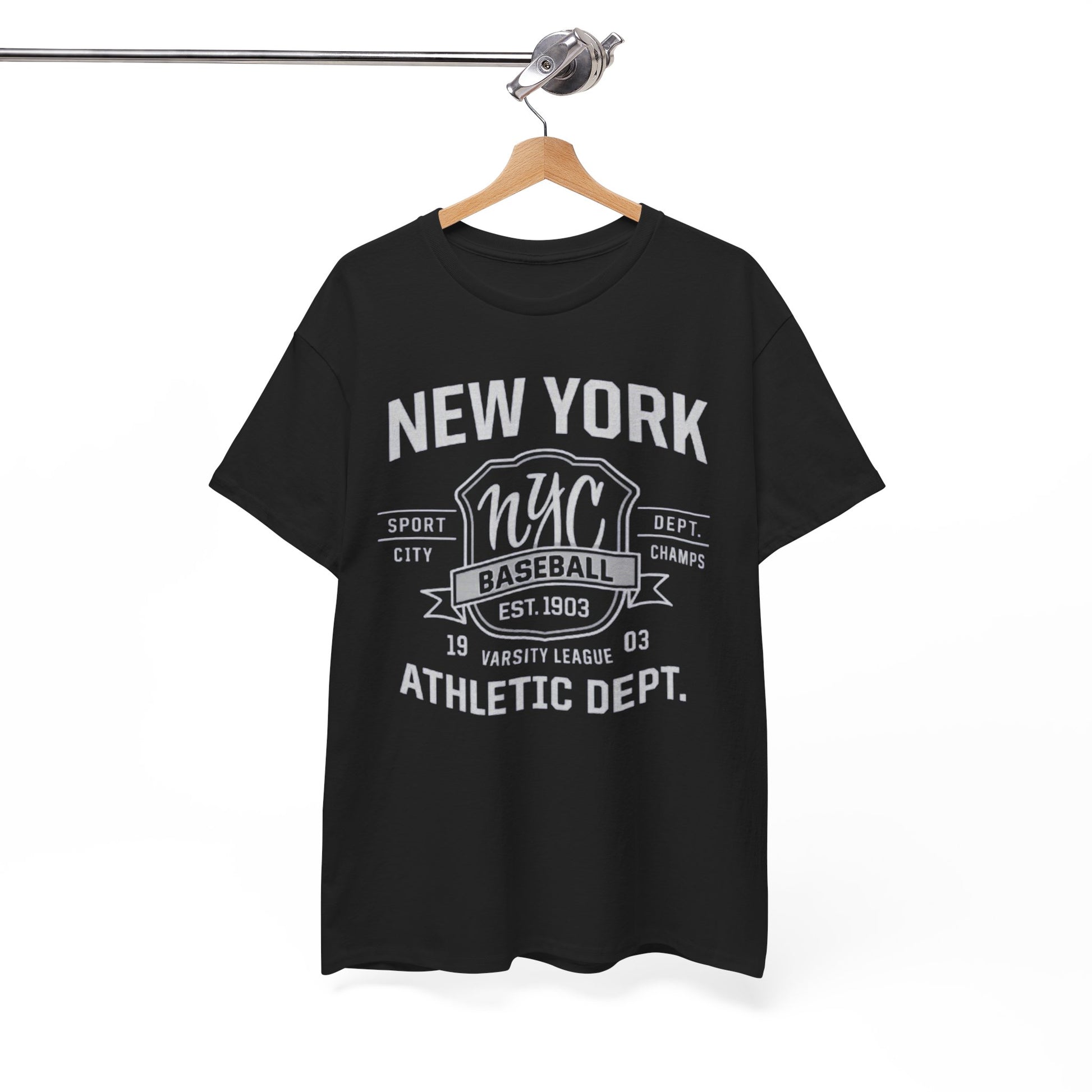 White Smoke New York NYC Baseball Athletic Dept. T-Shirt