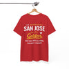 San Jose Golden State Football Tee — "Don't Mess With California" Vintage Sports T‑Shirt