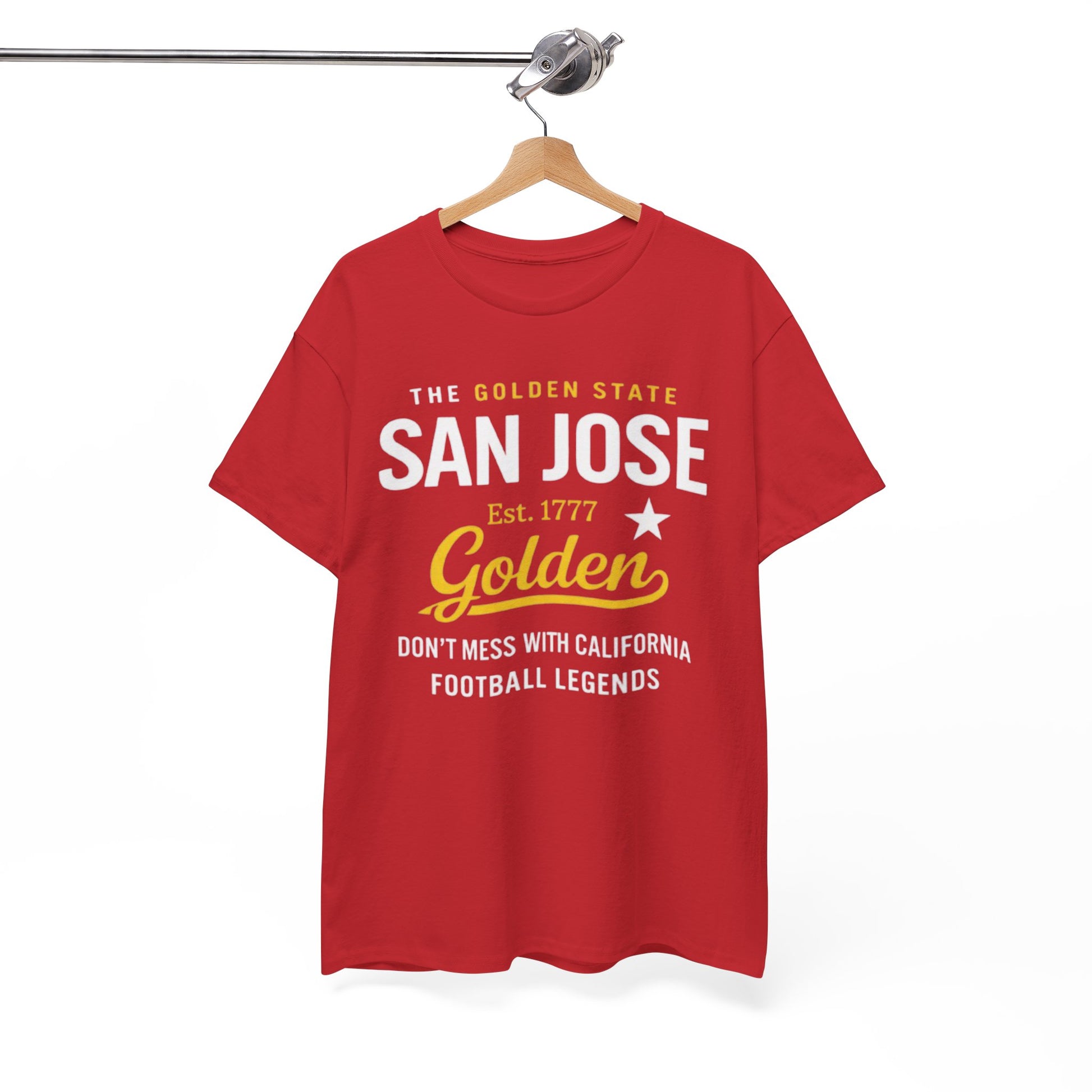 San Jose Golden State Football Tee — "Don't Mess With California" Vintage Sports T‑Shirt streetwear fashion product image 7