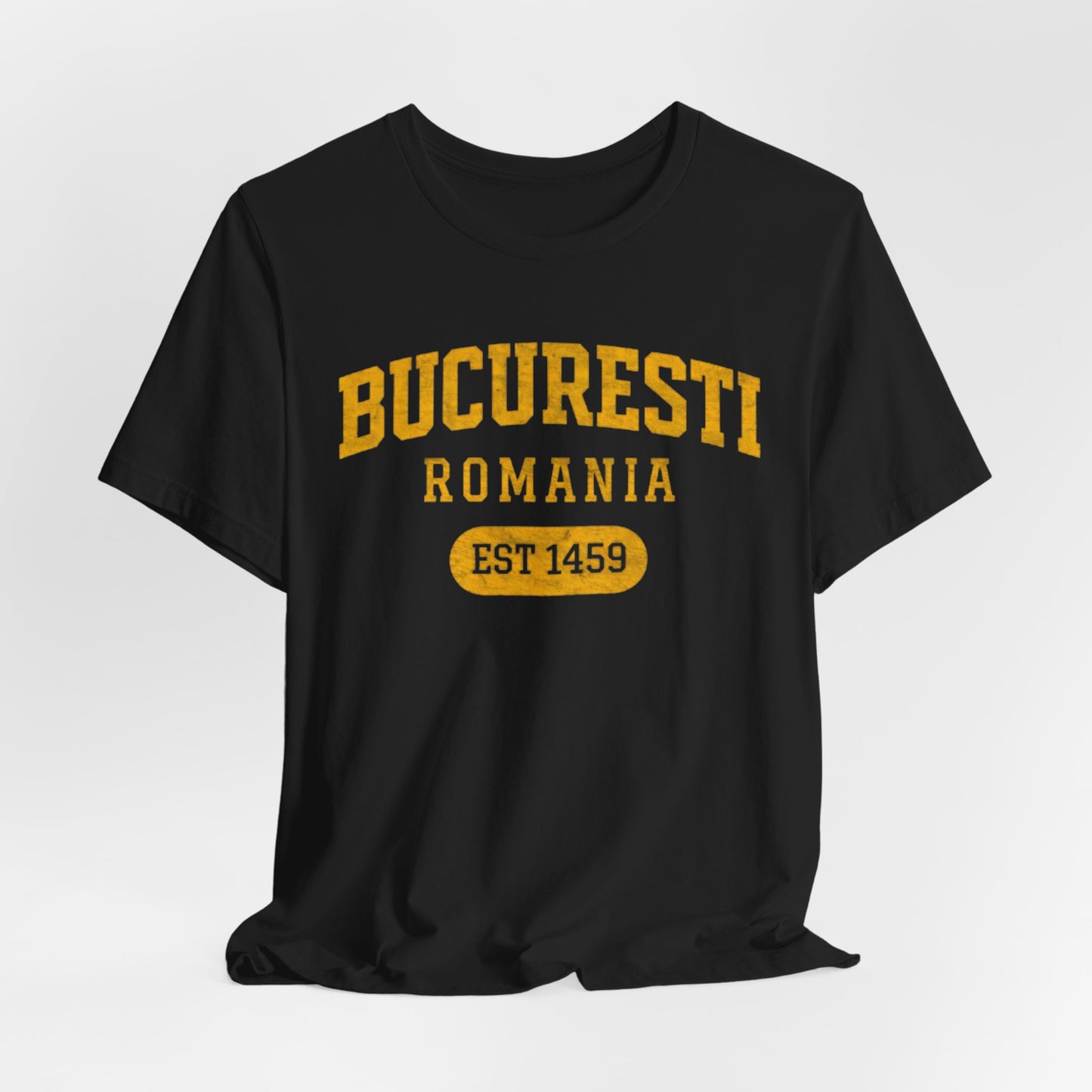 Tricou Bucuresti Romania EST 1459 — Tricou Vintage Collegiate City