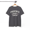 White Smoke Phoenix 602 Tee — Retro Arizona City Shirt (Est. 1867)
