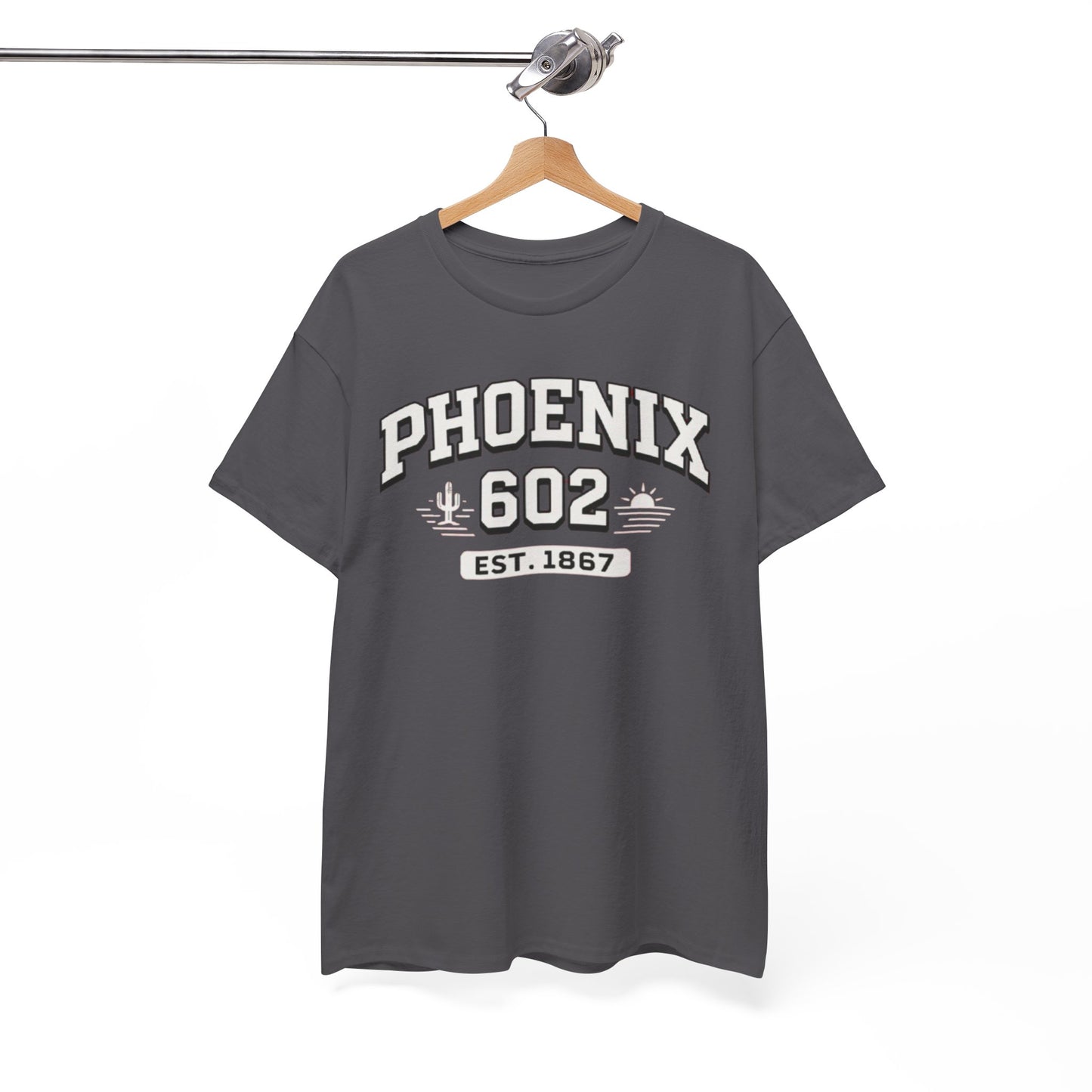 Phoenix 602 Tee — Retro Arizona City Shirt (Est. 1867)