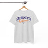 White Smoke Sacramento California Vintage Script T-Shirt — Retro City Tee