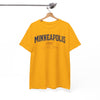 Minneapolis Vintage Script Tee — Minneapolis MN Retro City T-Shirt