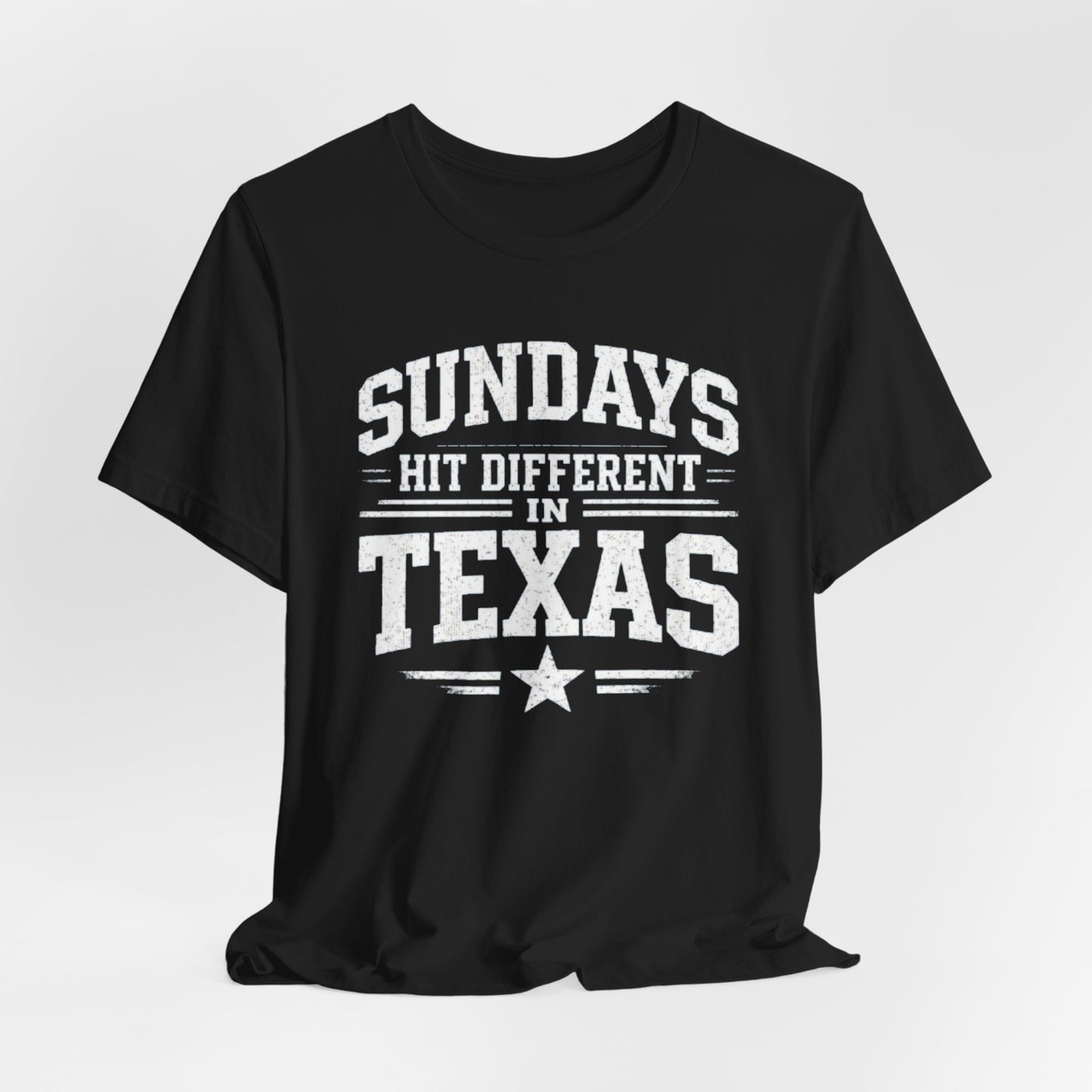 Texas Football Shirt – Sundays Hit Different in Texas Dallas Game Day T Shirt