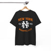 White Smoke New York Baseball City T-Shirt – Varsity Athletic Streetwear Tee