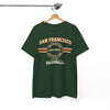 White Smoke San Francisco Bay Area Baseball Tee – Vintage Team Logo Shirt