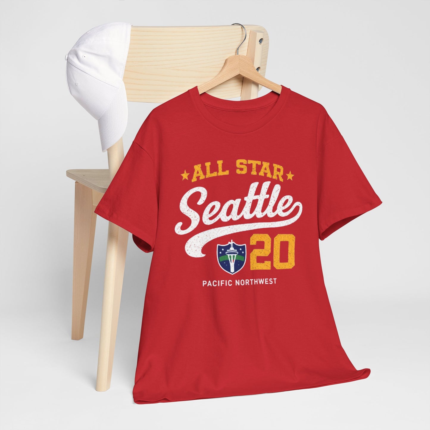 Seattle All Star 20 T‑Shirt — Pacific Northwest Vintage Sports Tee