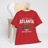Firebrick Atlanta Champion T-Shirt — The Peach State "Rep for the ATL" Graphic Tee