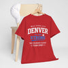 Firebrick Denver Strong T‑Shirt — Mile High City Team Spirit