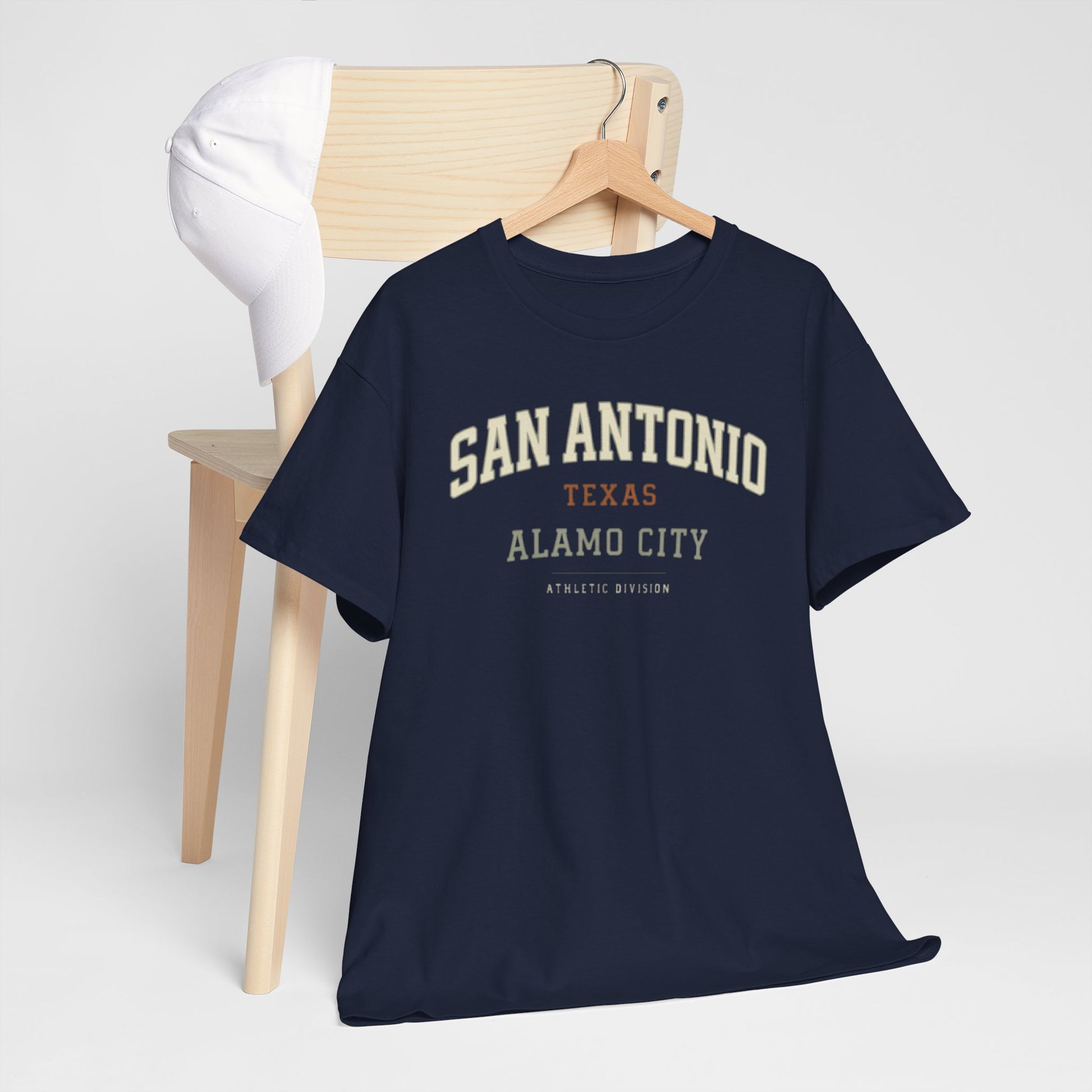 Dark Slate Gray San Antonio Texas Alamo City Tee — Vintage Collegiate Graphic T-Shirt