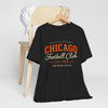 Dark Slate Gray Chicago Football Club T-Shirt — Soldier Field Vintage Athletic Tee