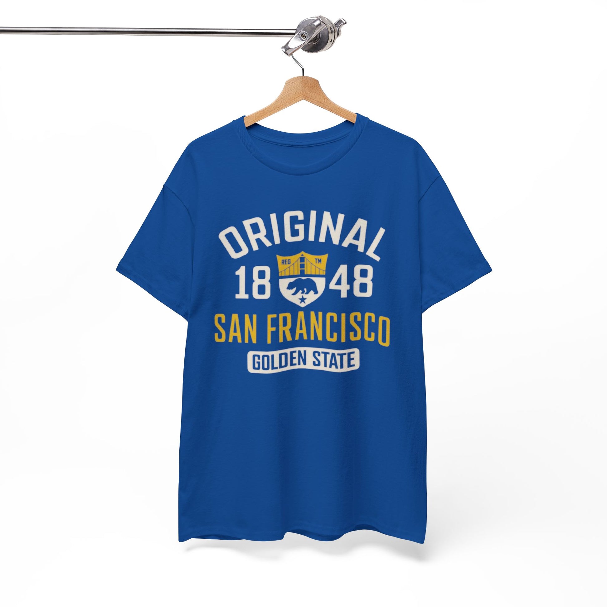 White Smoke Original 1848 San Francisco Graphic T-Shirt – Golden State Heritage City Design