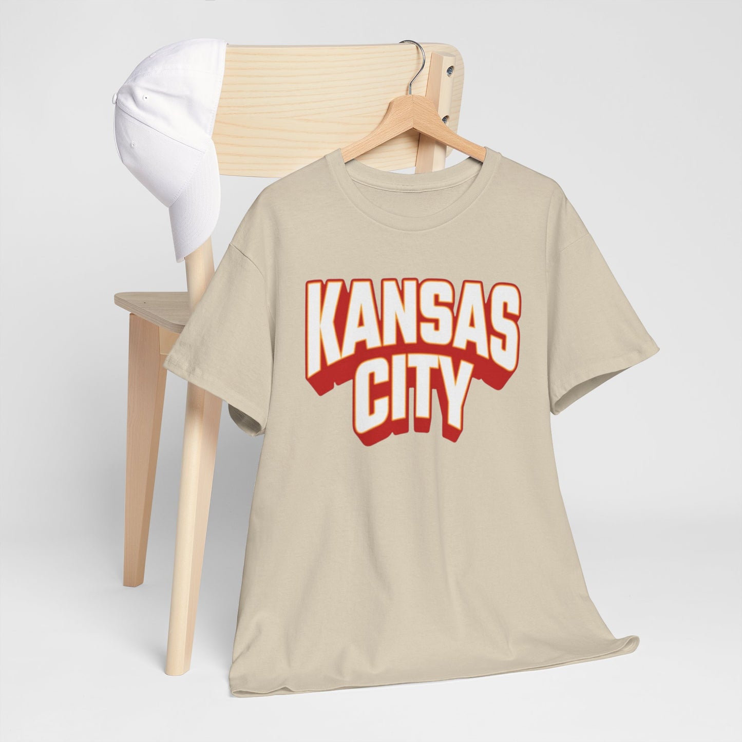 Gray Kansas City Retro Graphic Tee