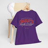 Lavender Charlotte North Carolina Athletic Division  T Shirt – Navy Blue College League Graphic Tee