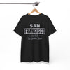 White Smoke San Francisco Golden State Heritage T-Shirt – 1848 City Streetwear Graphic Tee