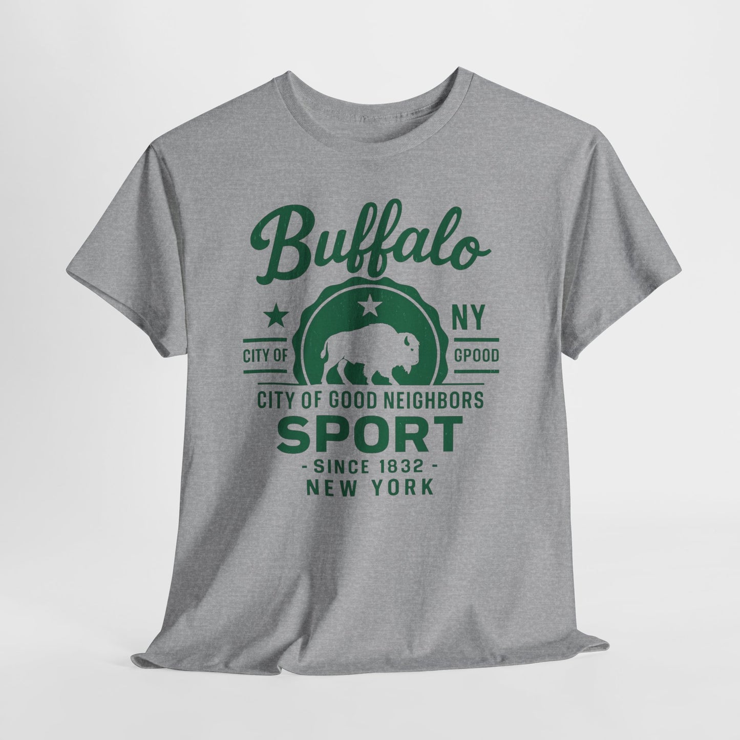 Buffalo Sport Tee — City of Good Neighbors Vintage NY T‑Shirt