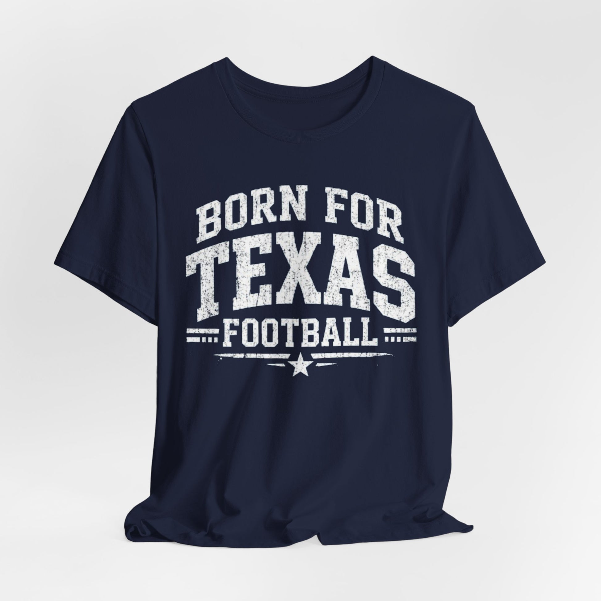 Dark Slate Gray Texas Football Shirt – Born for Texas Football Dallas Game Day T Shirt