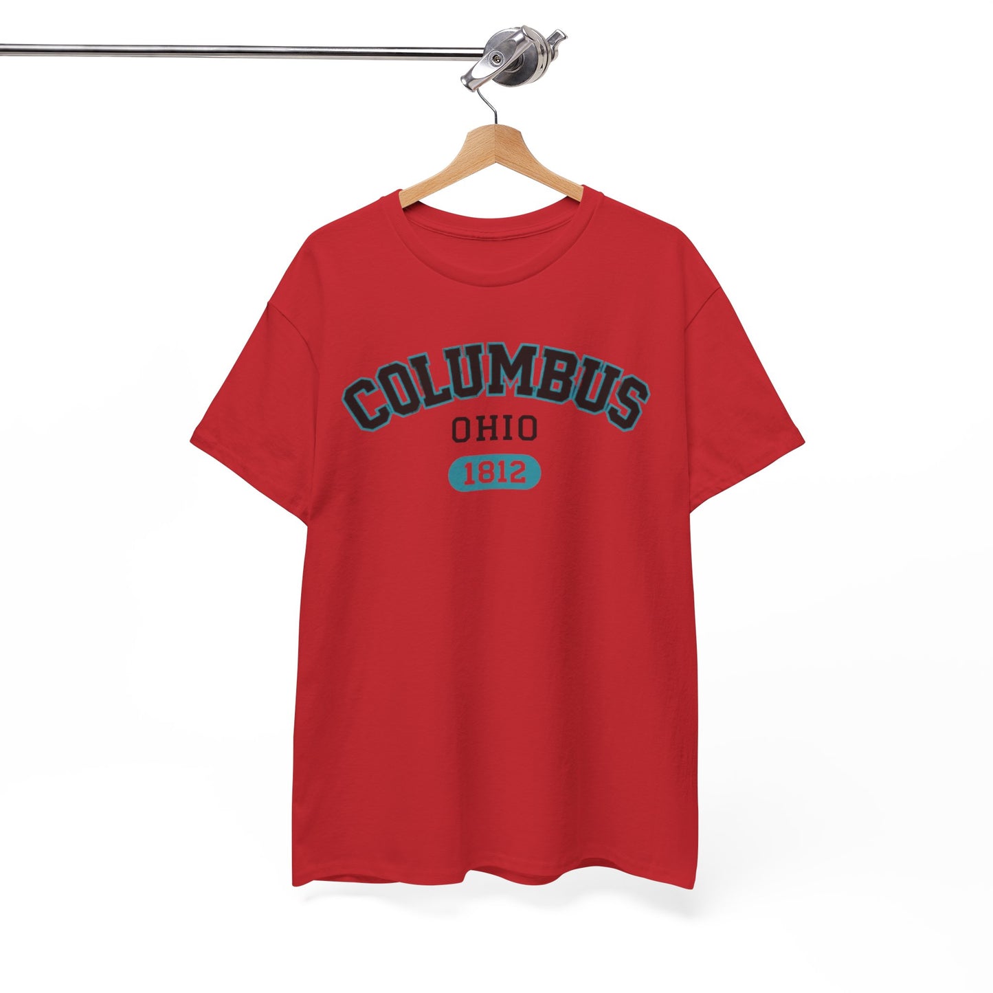 White Smoke Columbus Ohio 1812 Tee — City Graphic T-Shirt