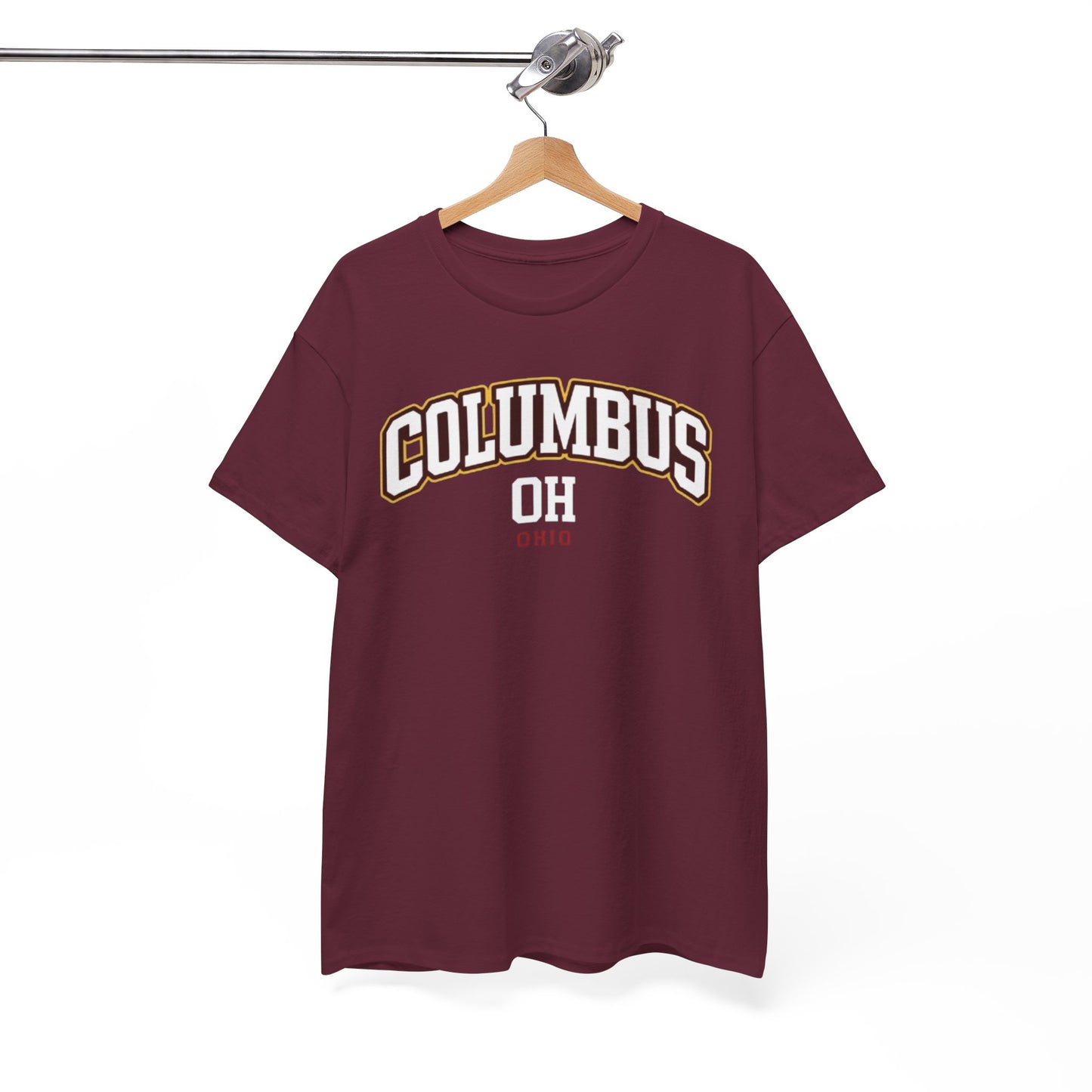 White Smoke Columbus OH Retro Arch T‑Shirt — Vintage City Tee