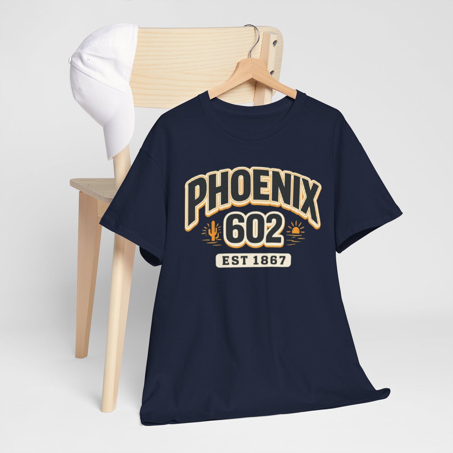 Phoenix 602 T-Shirt – Retro Arizona City Tee (EST 1867)