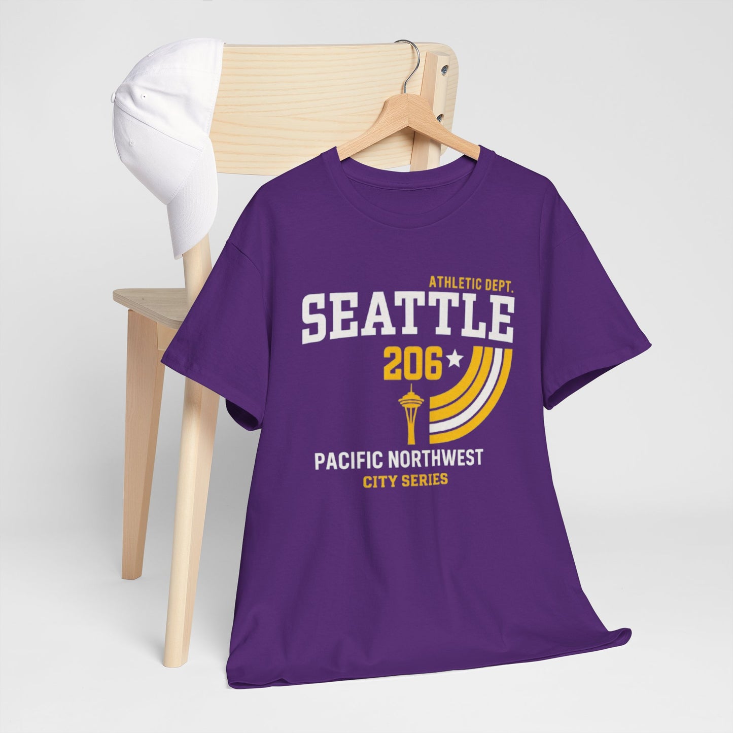 Seattle 206 Athletic Dept. T-Shirt — Pacific Northwest City Series
