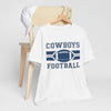 Lavender Cowboys Football T‑Shirt – Retro Striped Football Tee
