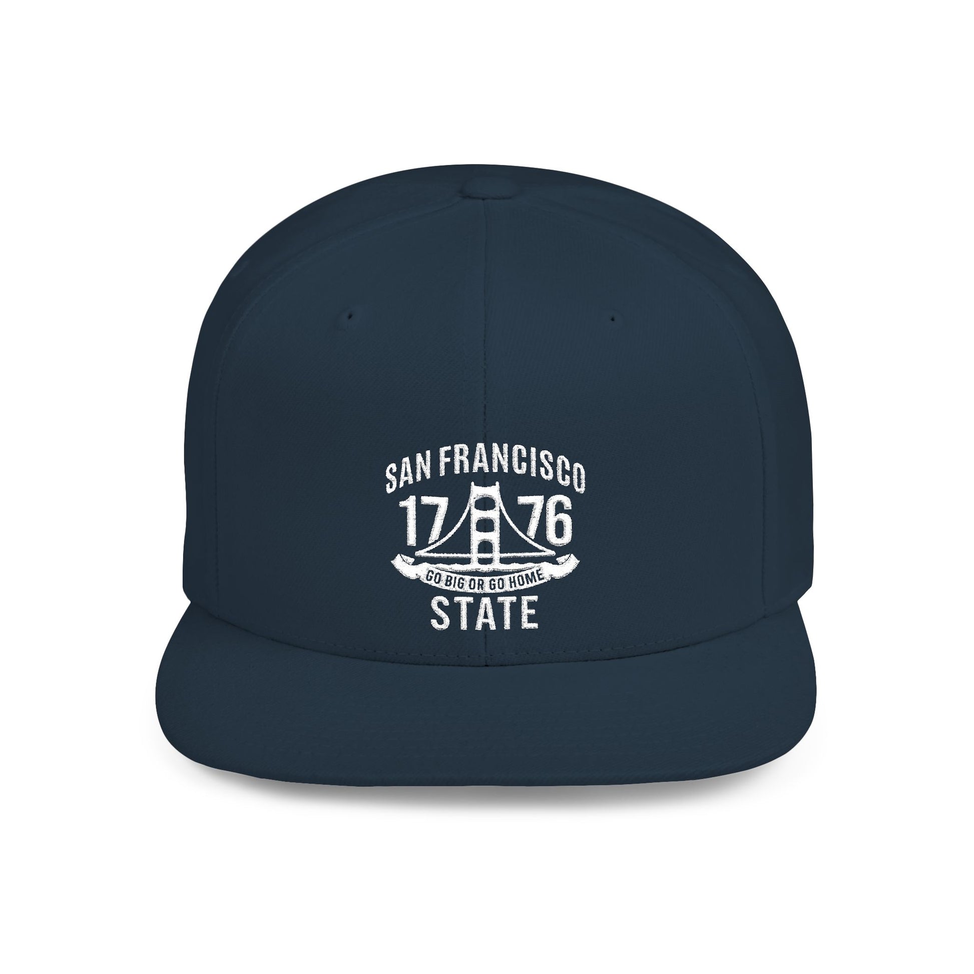 Dark Slate Gray San Francisco 1776 Golden Gate Flat Bill Snapback Hat
