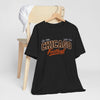 Dark Slate Gray Chicago Football Tee — Vintage Collegiate Style T-Shirt