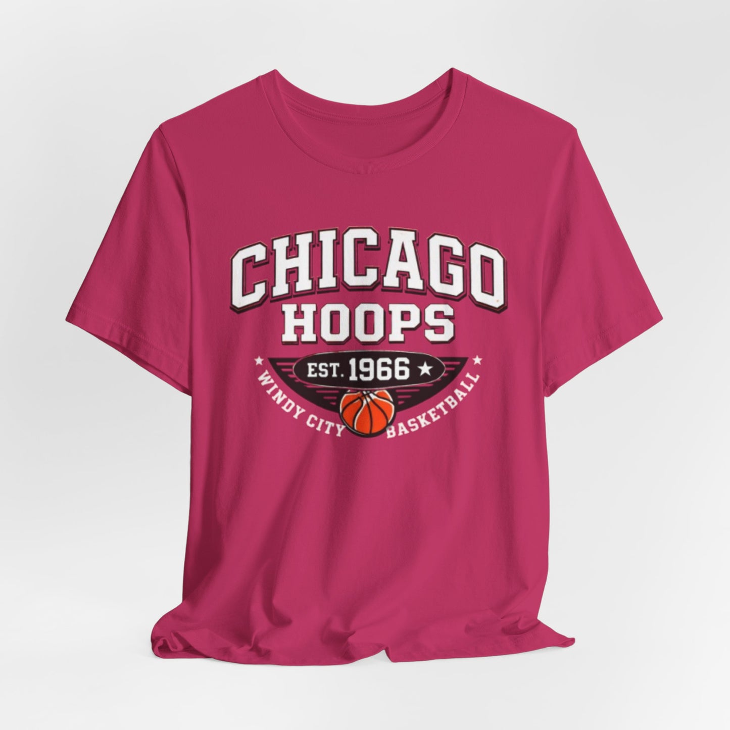 Chicago Hoops T-Shirt — Windy City Basketball Tee (Est. 1966)