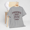Dark Gray Phoenix 602 Champs T-Shirt — Vintage Athletic Arizona Tee