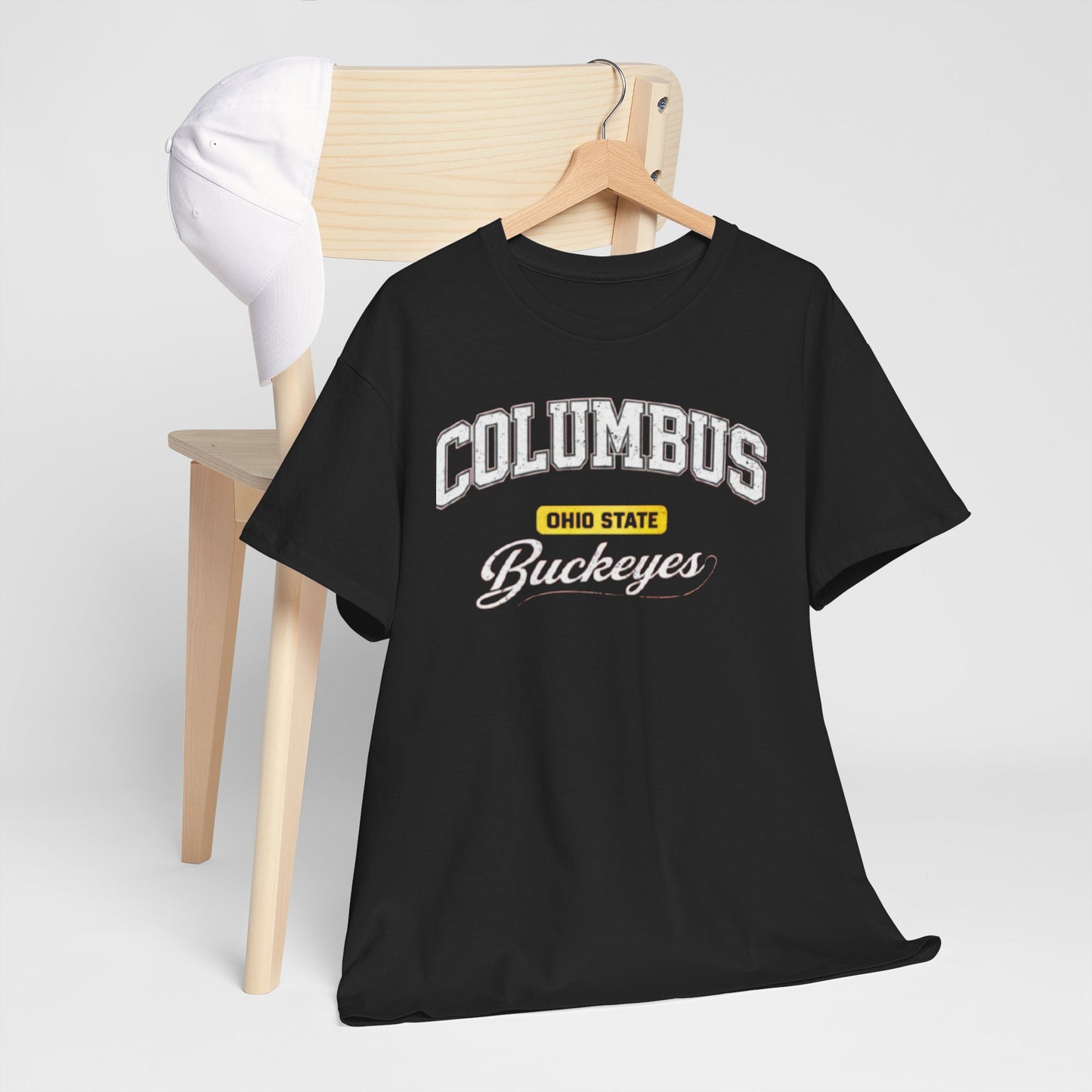 Columbus Buckeyes Tee – Ohio State Vintage Collegiate T-Shirt M game day varsity apparel