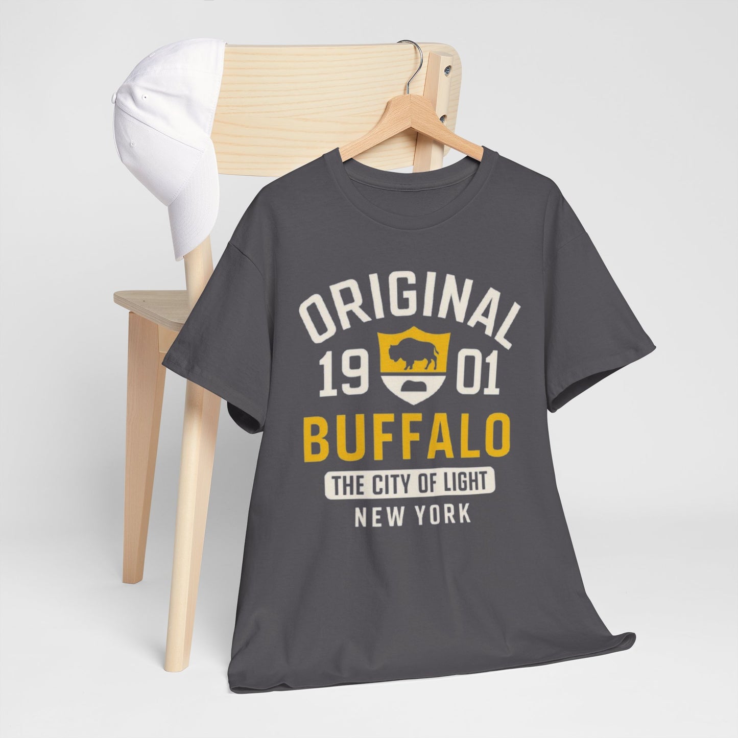 Original 1901 Buffalo T-Shirt — The City of Light, New York Tee