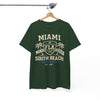 White Smoke Miami South Beach T-Shirt – FLA 305 Beach Lifestyle Streetwear tee