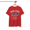 White Smoke New York Varsity City T-Shirt — 'The City That Never Sleeps' Vintage Tee