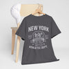 Dim Gray New York NYC Baseball Athletic Dept. T‑Shirt — Vintage Varsity Sports Tee