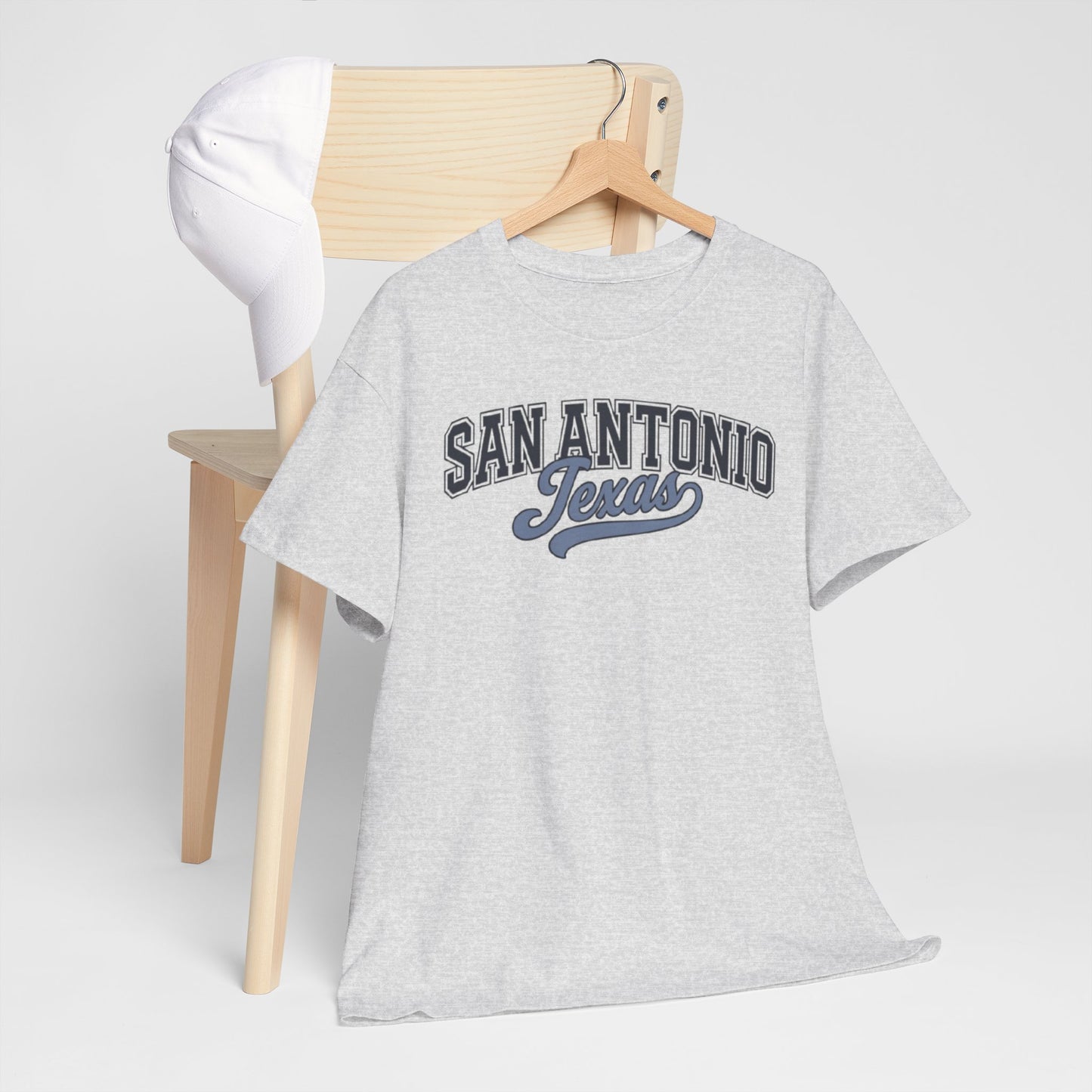 San Antonio Texas Retro Script T-Shirt — Vintage City Tee