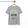 White Smoke Run Los Angeles Athletic Tee — Vintage Collegiate Running Shirt (Est. 1781)