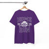 White Smoke Home Run Baseball Tee — Vintage New York Baseball Graphic T‑Shirt