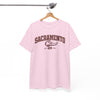 White Smoke Sacramento CA Vintage College T-Shirt — Retro City Tee