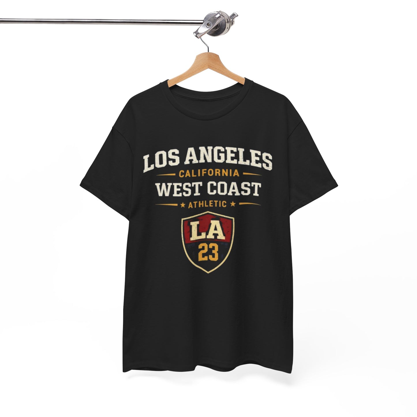 White Smoke Los Angeles West Coast Athletic Graphic T-Shirt – Retro LA Streetwear Tee