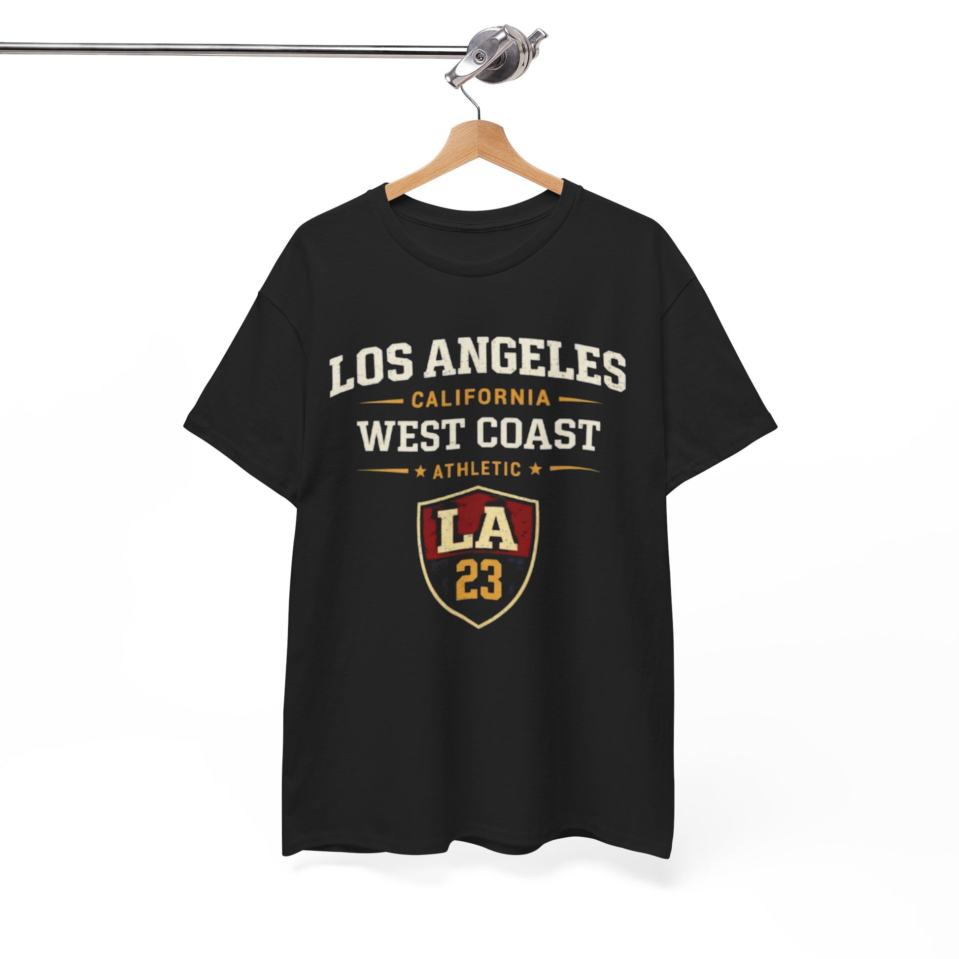 White Smoke Los Angeles West Coast Athletic Graphic T-Shirt – Retro LA Streetwear Tee