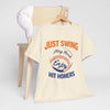 Lavender New York Baseball T-Shirt — "Just Swing, Play Hard, Enjoy, Hit Homers" Graphic Tee