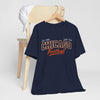 Dark Slate Gray Chicago Football Tee — Vintage Collegiate Style T-Shirt
