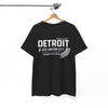 White Smoke Detroit Motor City Tee – 'Detroit 313' Athletic Dept Graphic T‑Shirt