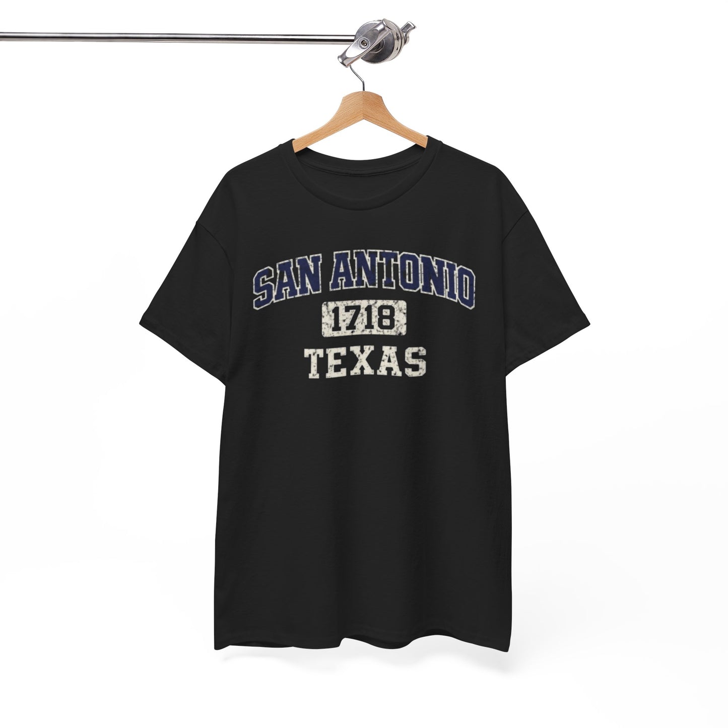 San Antonio 1718 Texas T-Shirt — Vintage Collegiate City  Tee